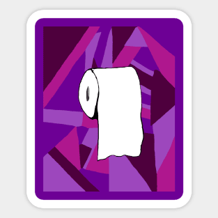 Toilet Paper - Purple Sticker